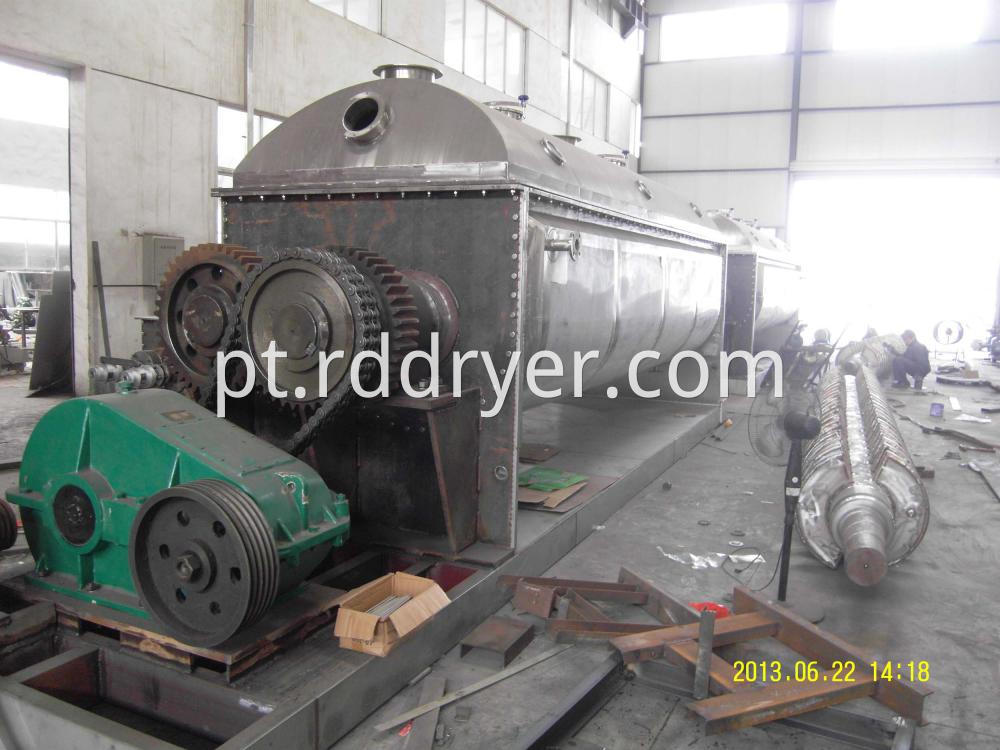 industril sludge paddle drying machine